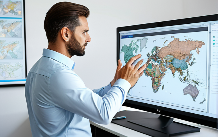 A focused professional, observing a detailed digital concept map displayed on a large, sleek monitor within a bright, minimalist modern office environment. The subject is wearing a modest business shirt and trousers, fully clothed, with appropriate attire. The scene conveys a sense of clarity and intellectual insight, with a subtle glow illuminating the screen. Perfect anatomy, correct proportions, natural pose, well-formed hands, proper finger count, natural body proportions, professional photography, high-resolution, safe for work, appropriate content, professional.